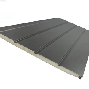 Siding metal gris grafito - 4 tablas 3,80m x 0,38m x 16mm