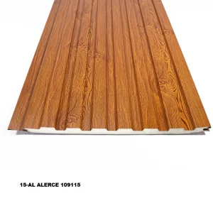 Siding metal alerce - 3,80m x 0,38m x 16mm